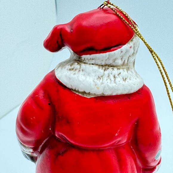 Vintage 1990 Santa Claus Bag of Toys Figurine 1913 Style Ornament Gift - Picture 7 of 12